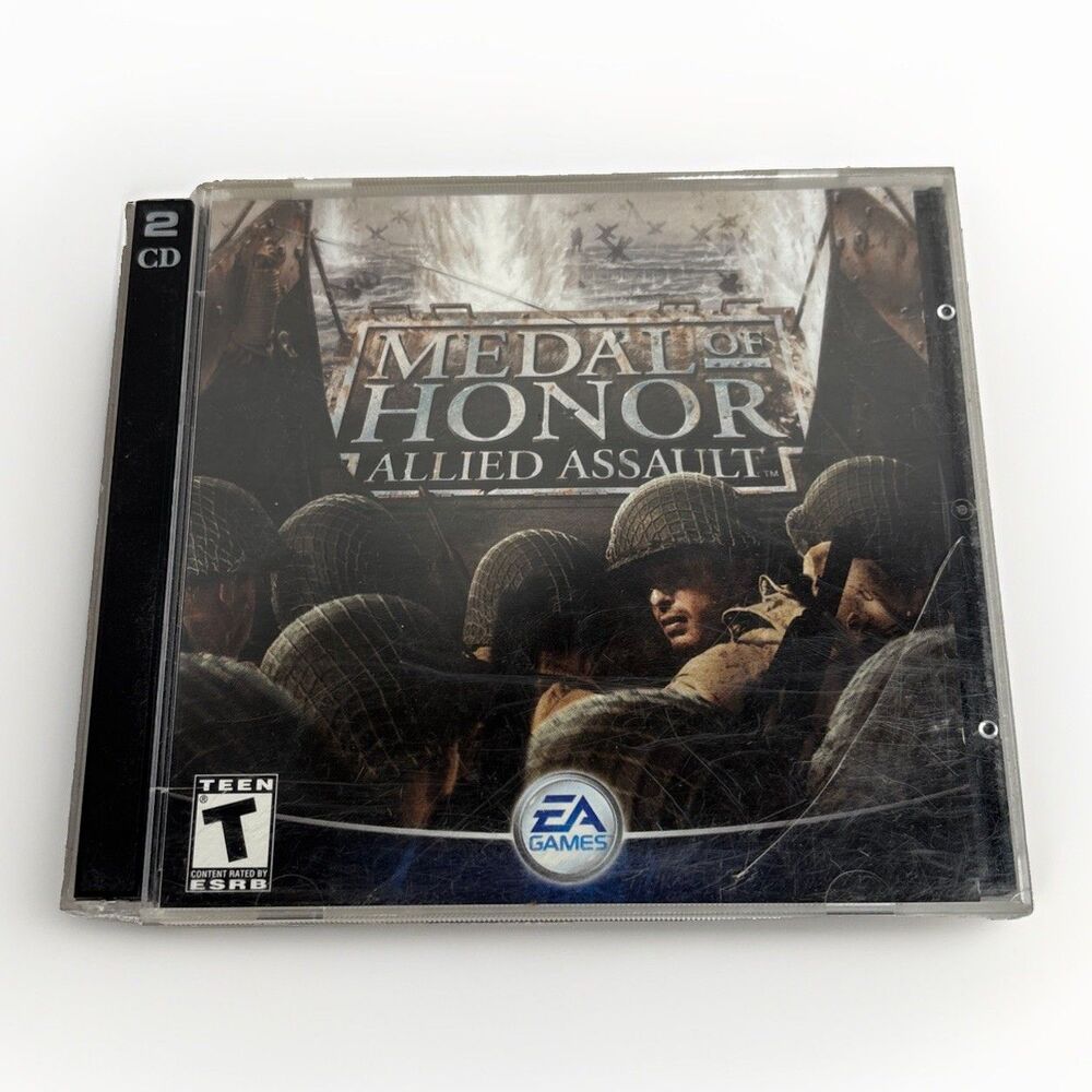 MEDAL OF HONOR - Allied Assault - 2 Disc Set - PC CD-ROM